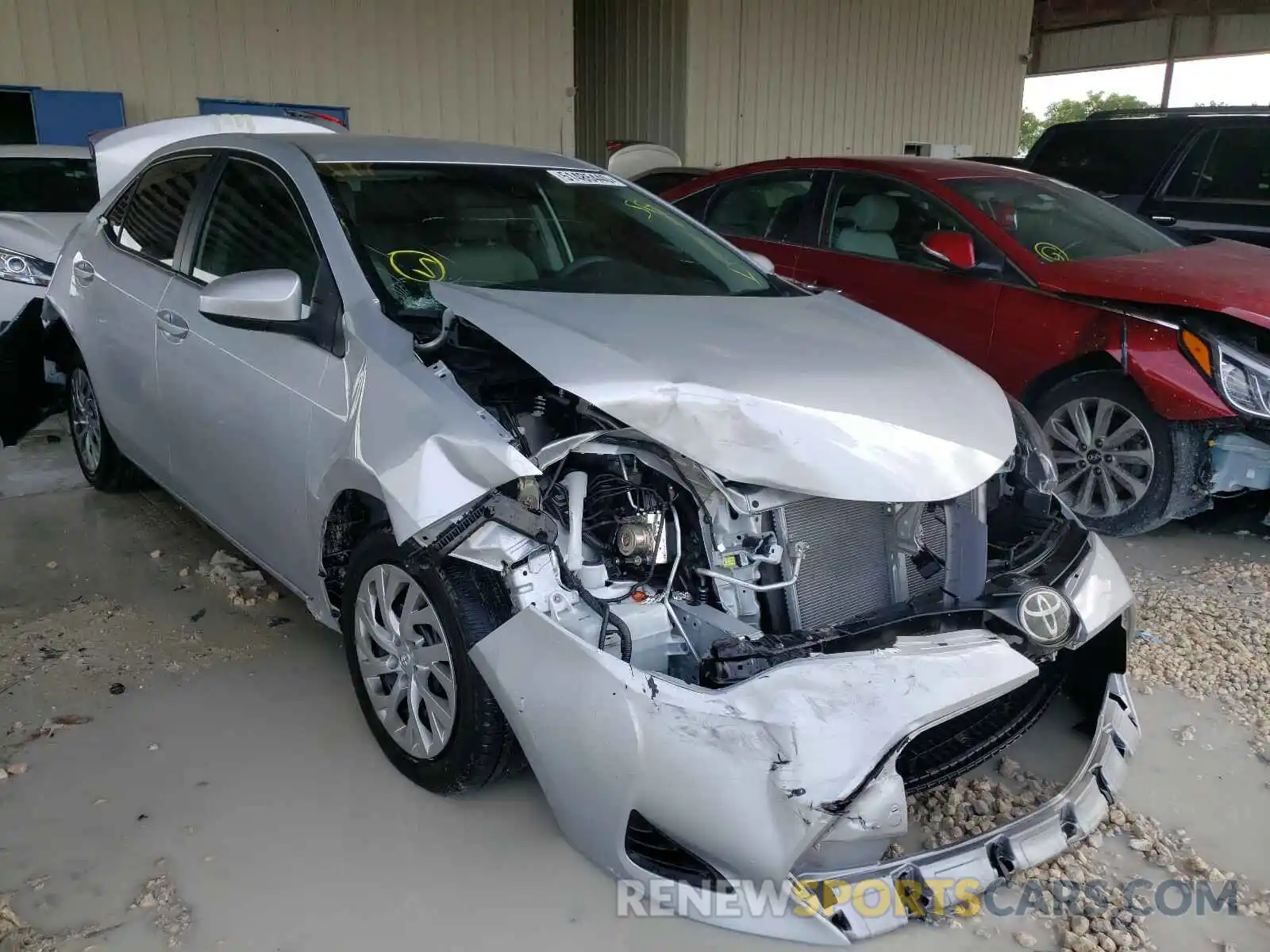 1 Photograph of a damaged car 2T1BURHE7KC159866 TOYOTA COROLLA 2019