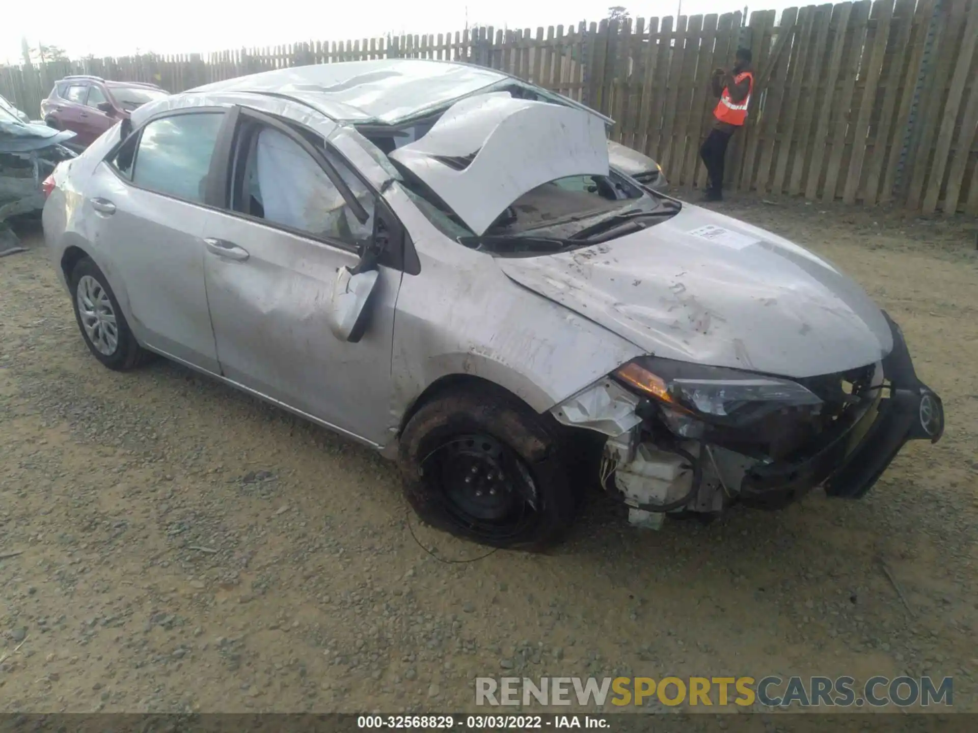 1 Photograph of a damaged car 2T1BURHE7KC160421 TOYOTA COROLLA 2019