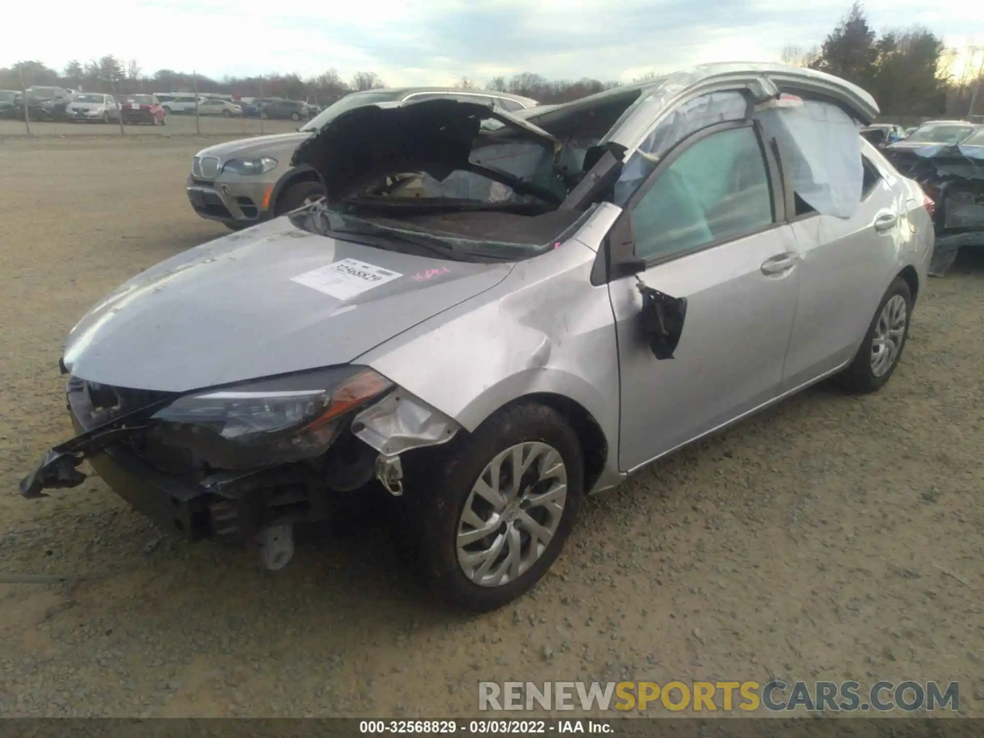 2 Photograph of a damaged car 2T1BURHE7KC160421 TOYOTA COROLLA 2019