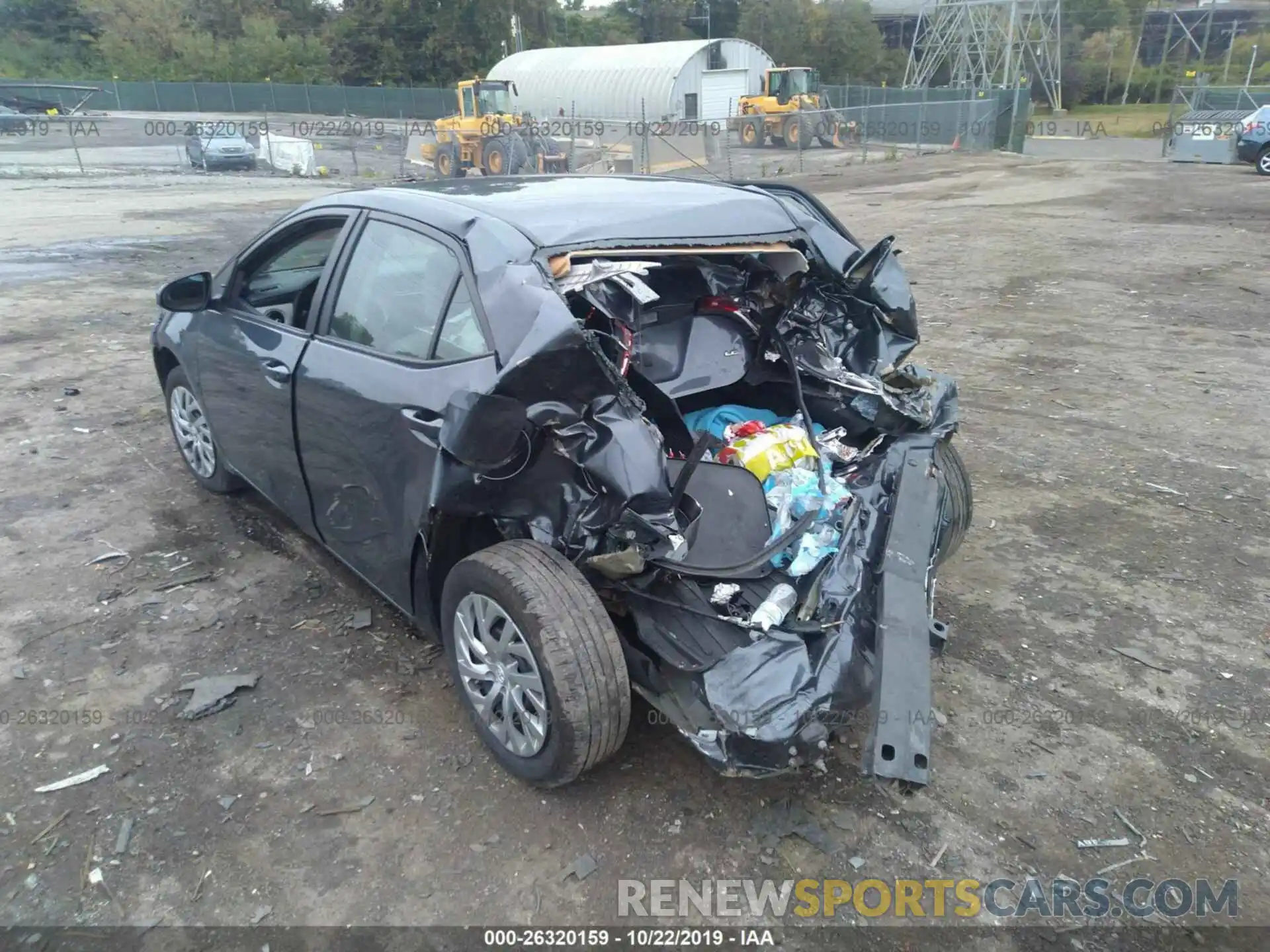 3 Photograph of a damaged car 2T1BURHE7KC161827 TOYOTA COROLLA 2019