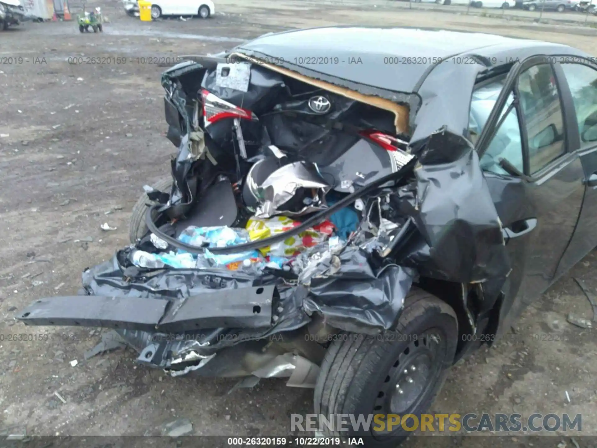 6 Photograph of a damaged car 2T1BURHE7KC161827 TOYOTA COROLLA 2019