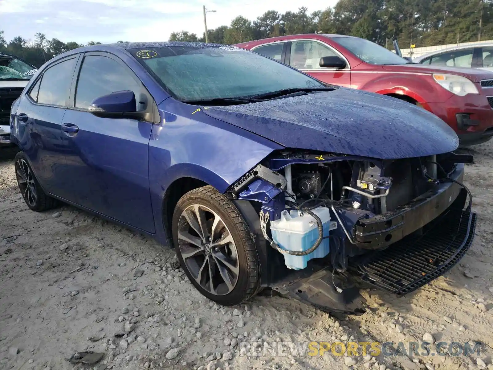 1 Photograph of a damaged car 2T1BURHE7KC162167 TOYOTA COROLLA 2019