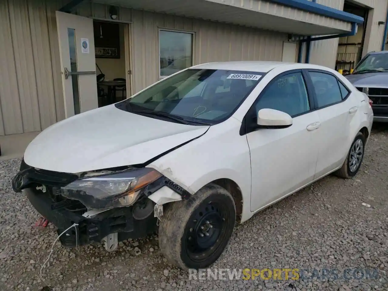 2 Photograph of a damaged car 2T1BURHE7KC162170 TOYOTA COROLLA 2019