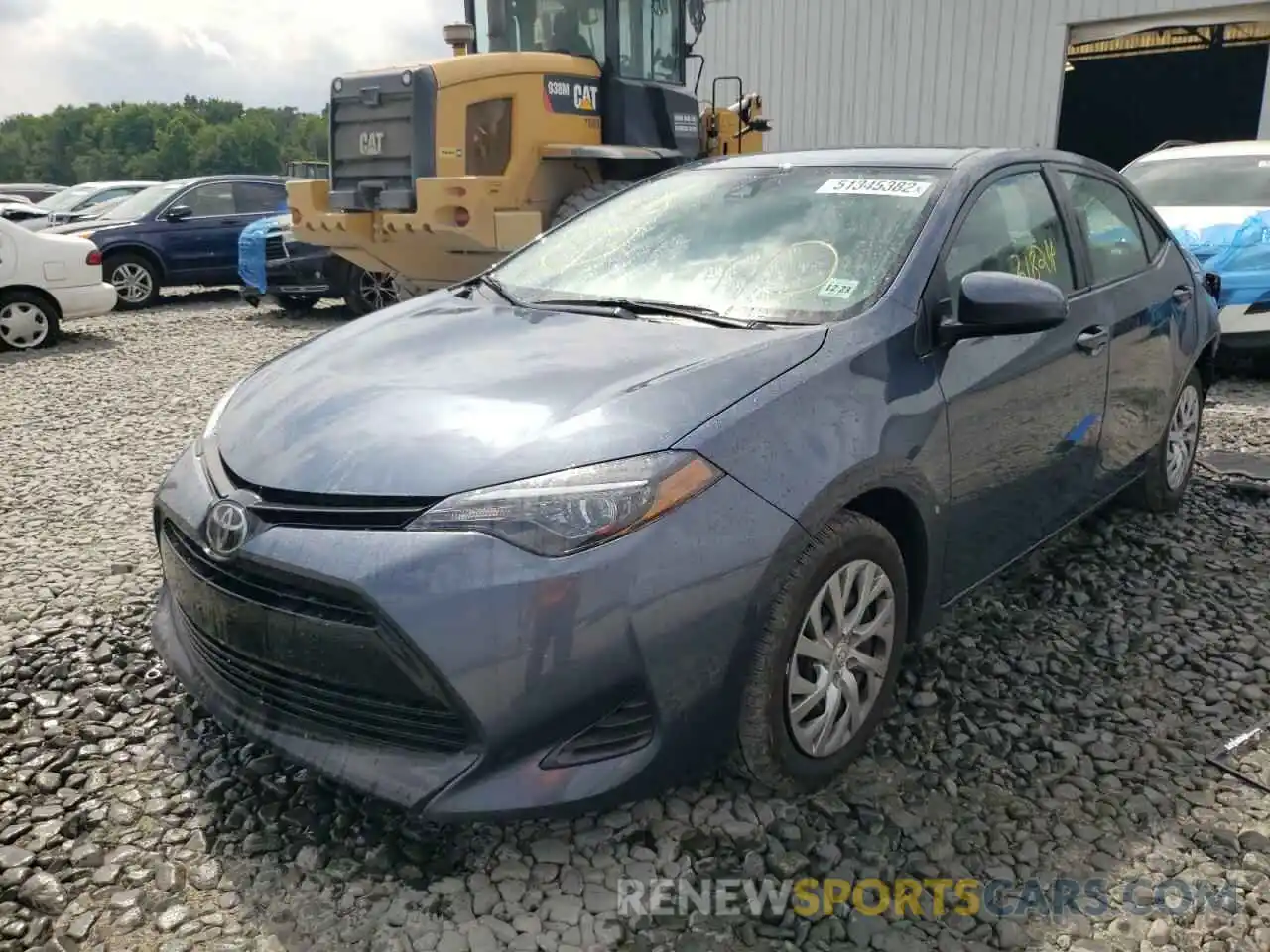 2 Photograph of a damaged car 2T1BURHE7KC162671 TOYOTA COROLLA 2019