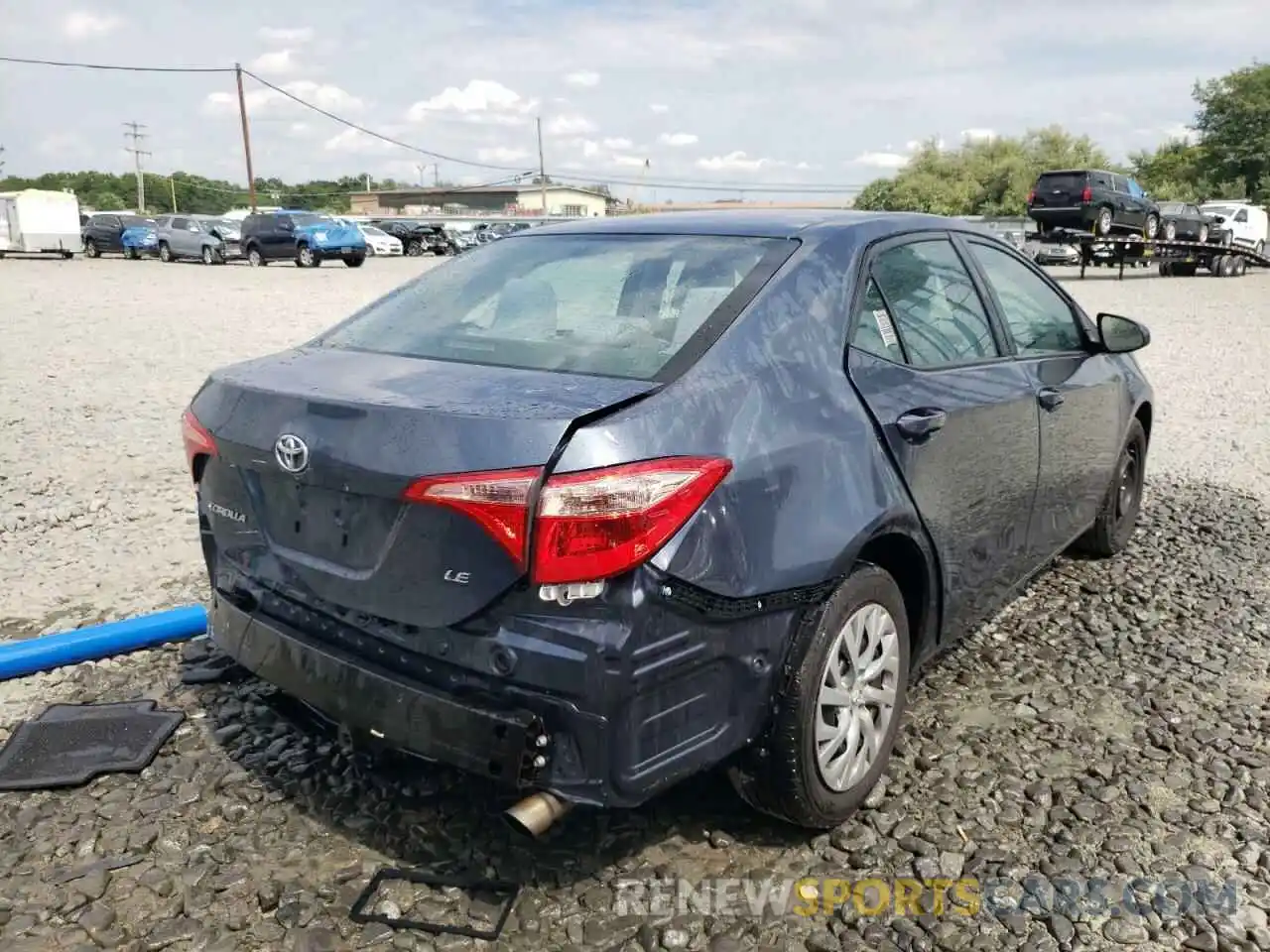 4 Photograph of a damaged car 2T1BURHE7KC162671 TOYOTA COROLLA 2019