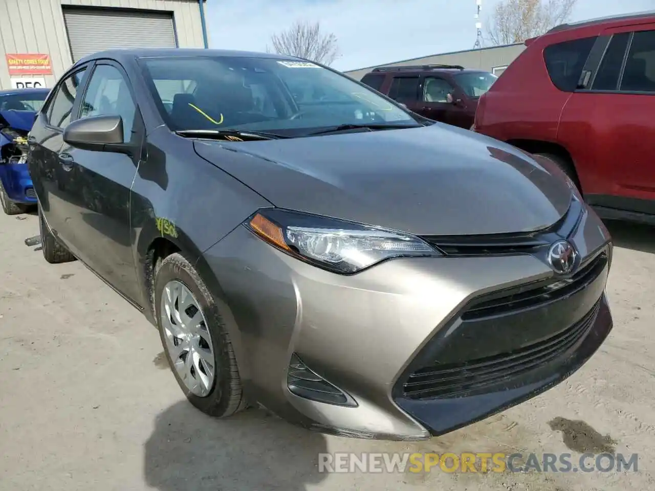 1 Photograph of a damaged car 2T1BURHE7KC162685 TOYOTA COROLLA 2019