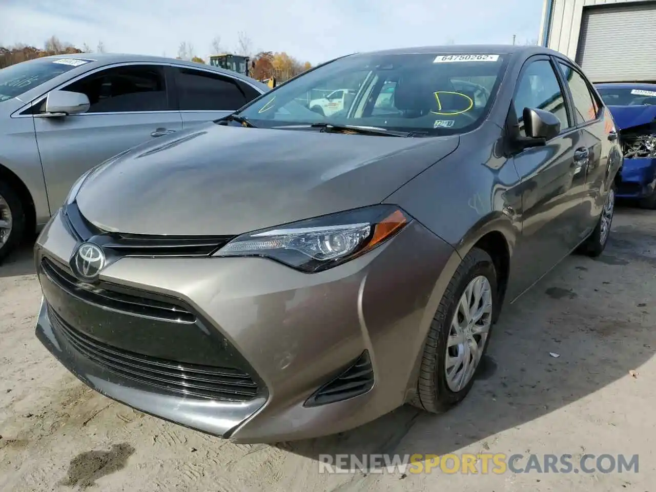 2 Photograph of a damaged car 2T1BURHE7KC162685 TOYOTA COROLLA 2019