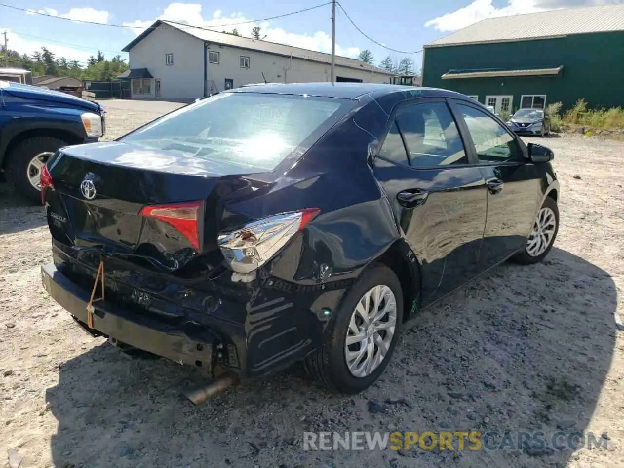 4 Photograph of a damaged car 2T1BURHE7KC162797 TOYOTA COROLLA 2019