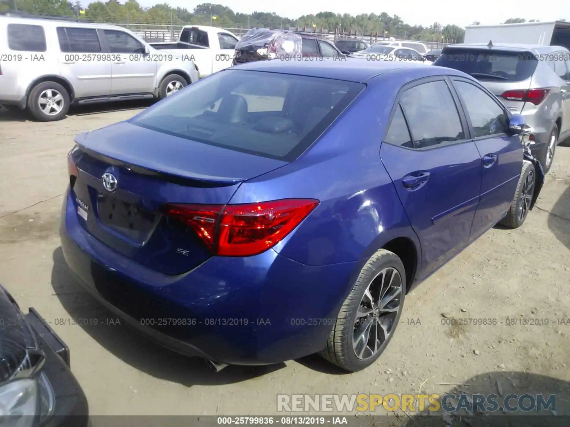 4 Photograph of a damaged car 2T1BURHE7KC163027 TOYOTA COROLLA 2019