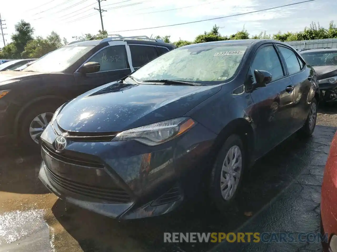 2 Photograph of a damaged car 2T1BURHE7KC163030 TOYOTA COROLLA 2019