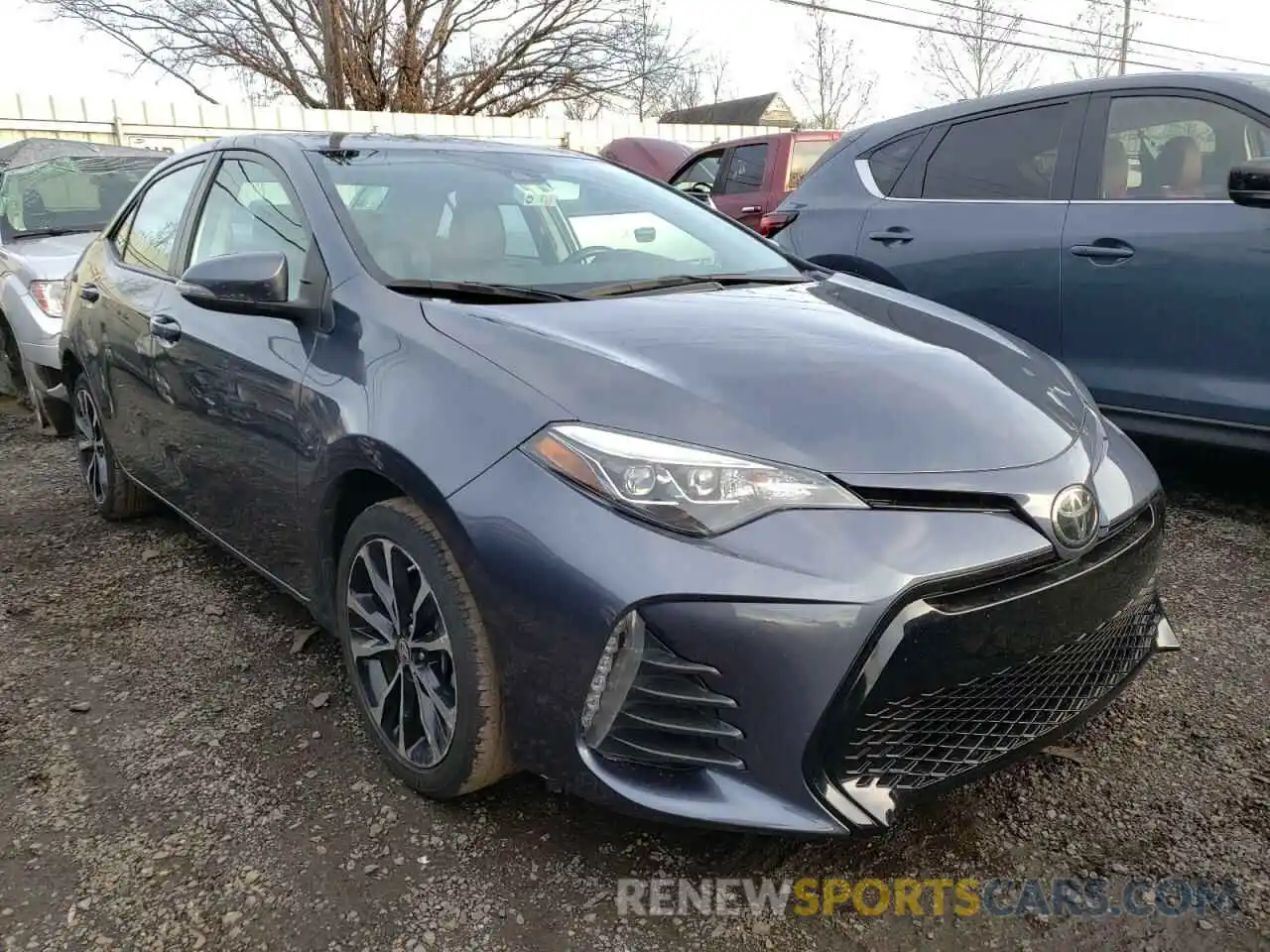 1 Photograph of a damaged car 2T1BURHE7KC163335 TOYOTA COROLLA 2019