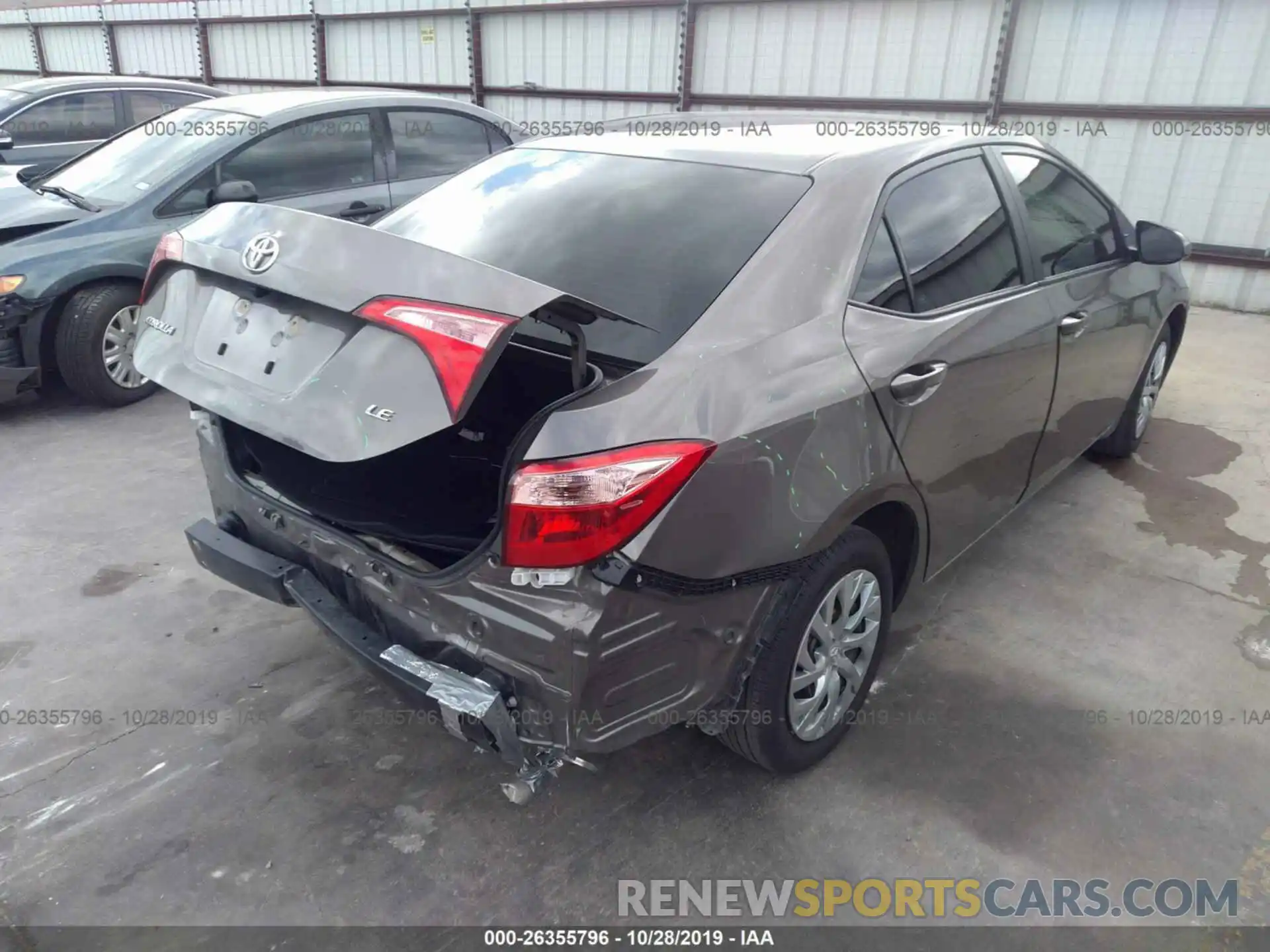 4 Photograph of a damaged car 2T1BURHE7KC163965 TOYOTA COROLLA 2019