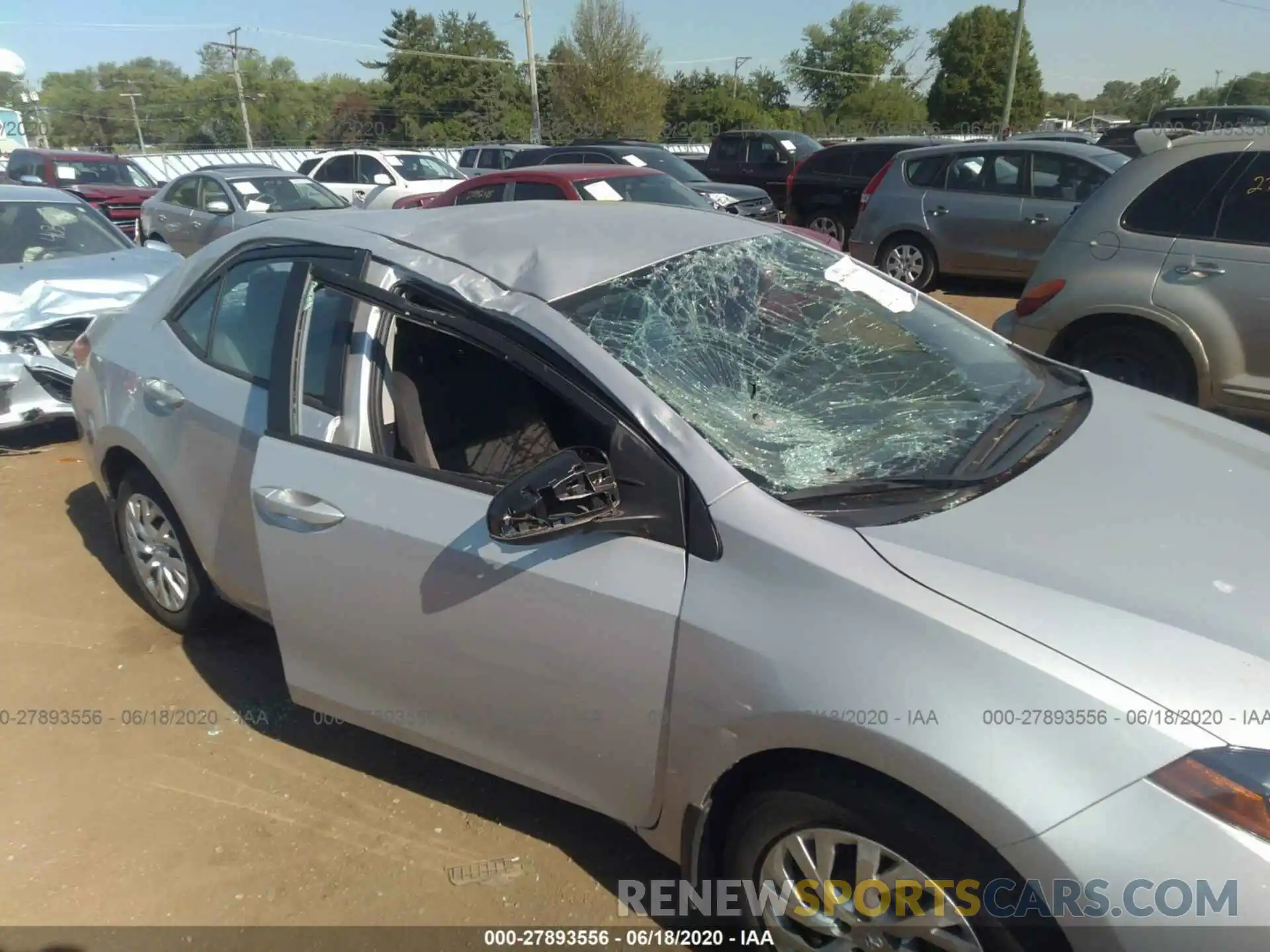 6 Photograph of a damaged car 2T1BURHE7KC164727 TOYOTA COROLLA 2019