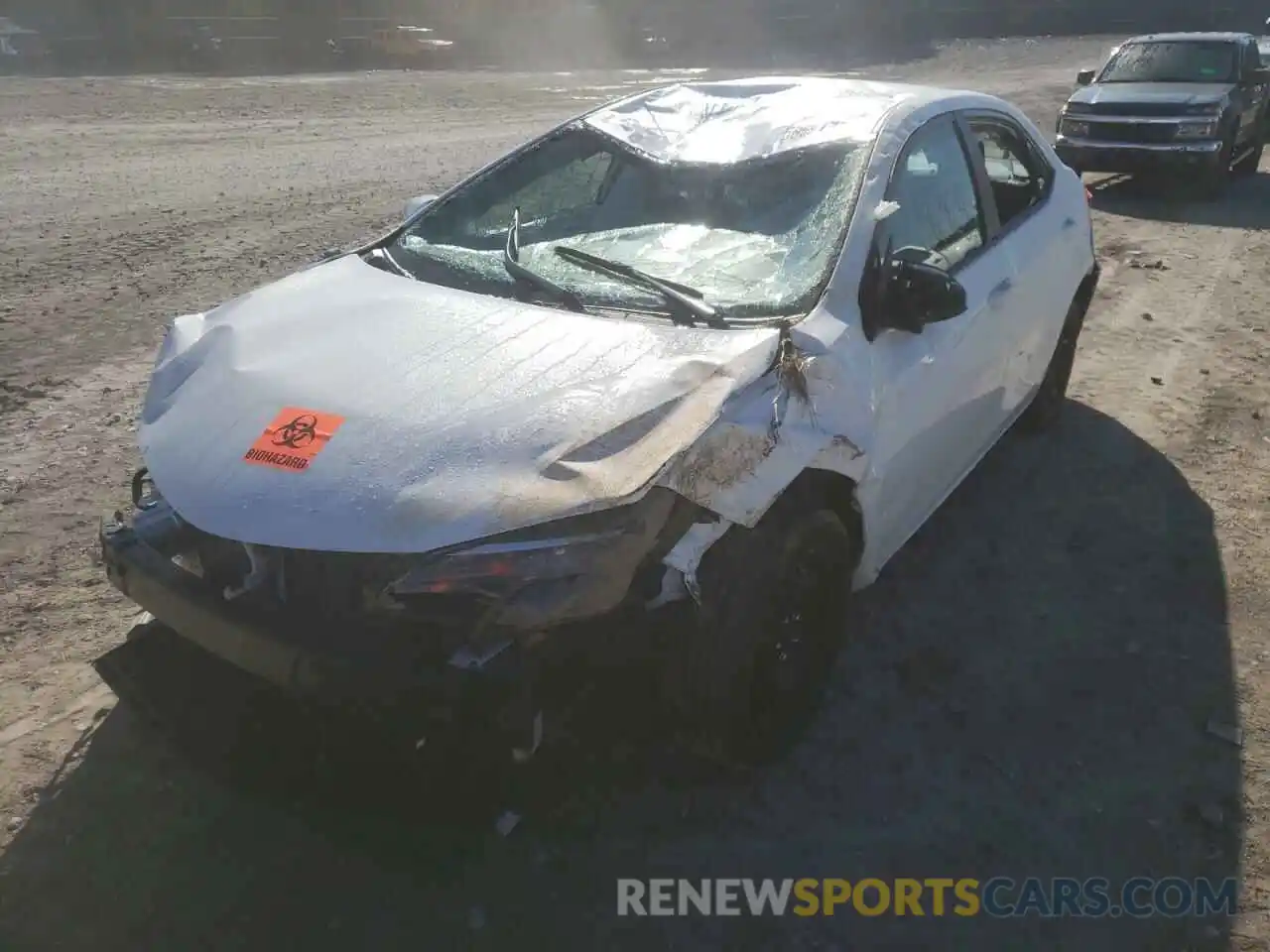 2 Photograph of a damaged car 2T1BURHE7KC166039 TOYOTA COROLLA 2019