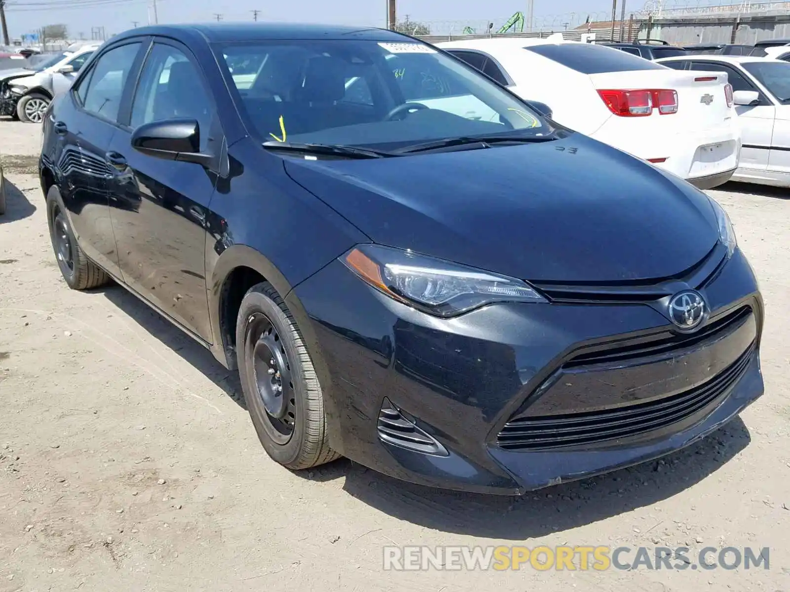 1 Photograph of a damaged car 2T1BURHE7KC166297 TOYOTA COROLLA 2019