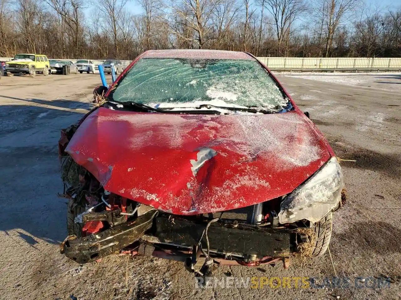 5 Фотография поврежденного автомобиля 2T1BURHE7KC166610 TOYOTA COROLLA 2019