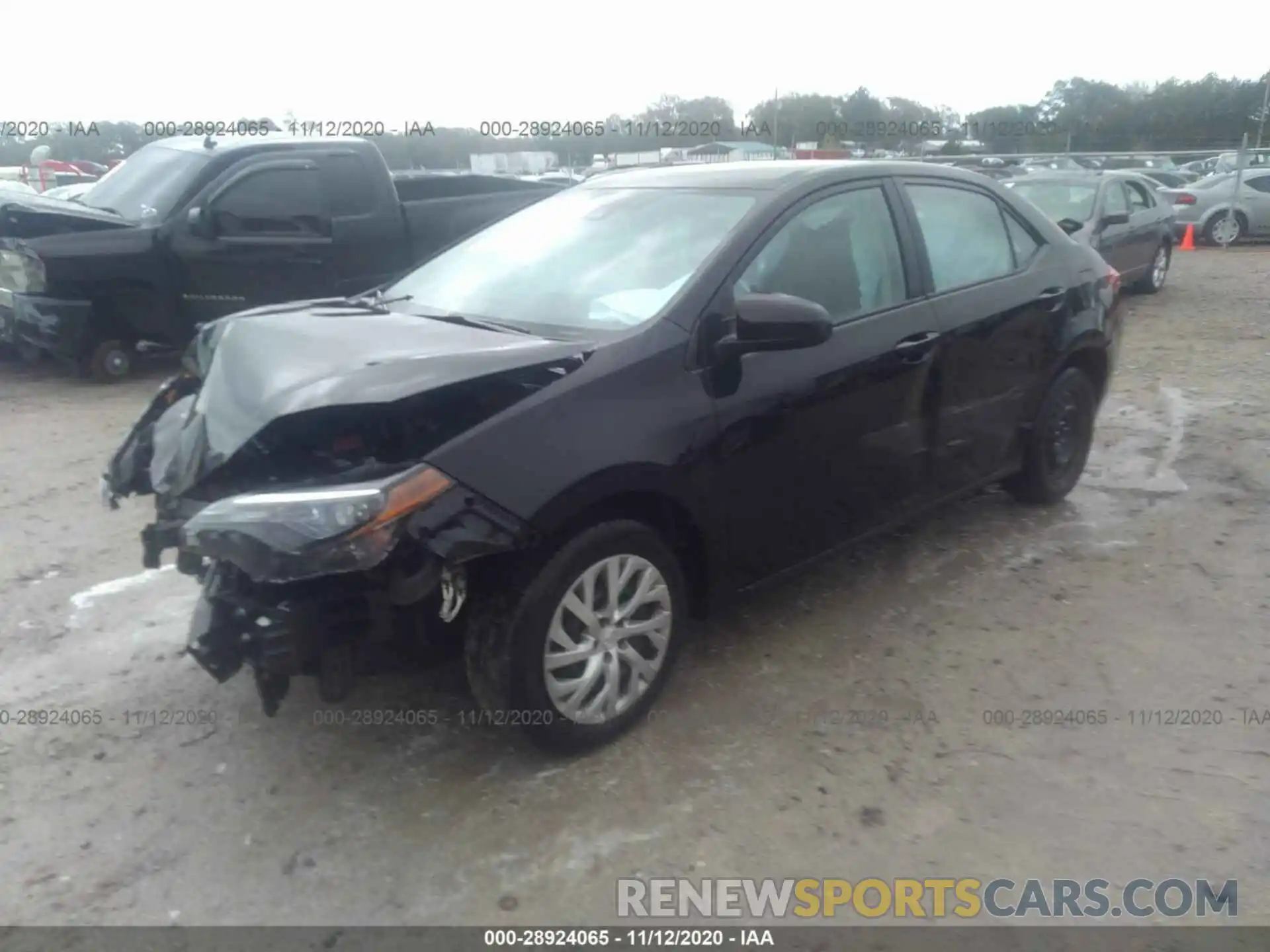 2 Photograph of a damaged car 2T1BURHE7KC166915 TOYOTA COROLLA 2019