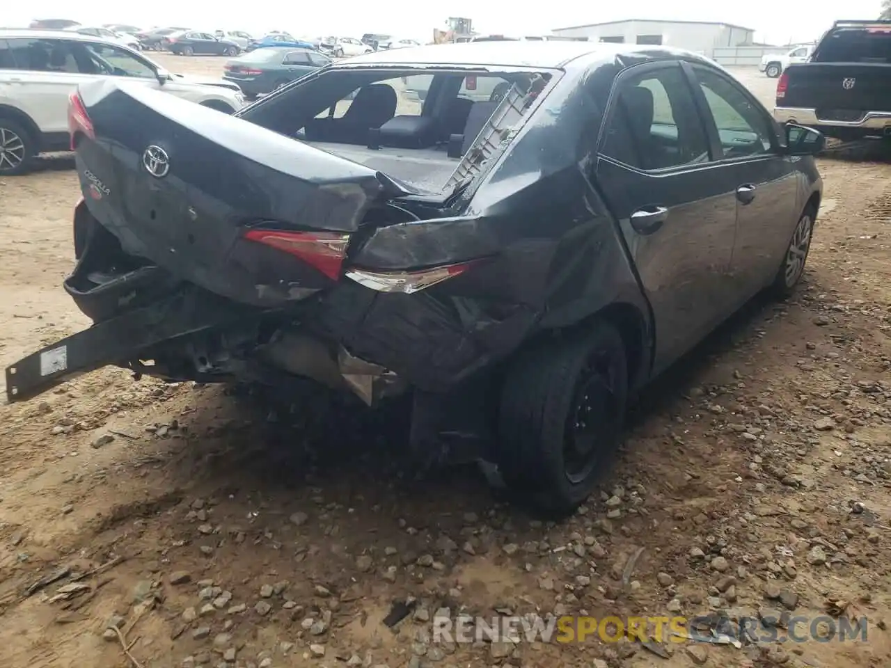 4 Photograph of a damaged car 2T1BURHE7KC166946 TOYOTA COROLLA 2019