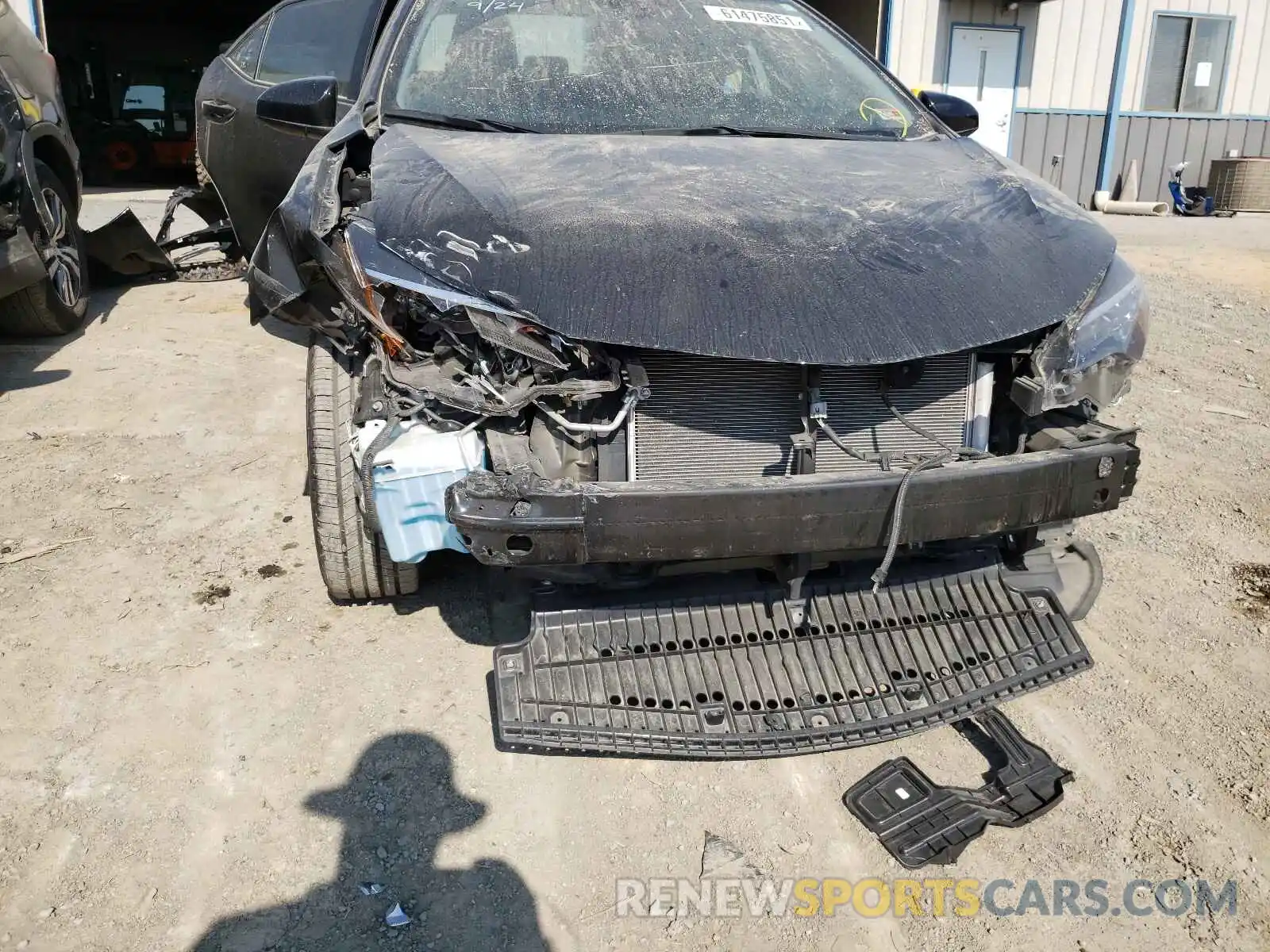 9 Photograph of a damaged car 2T1BURHE7KC167174 TOYOTA COROLLA 2019