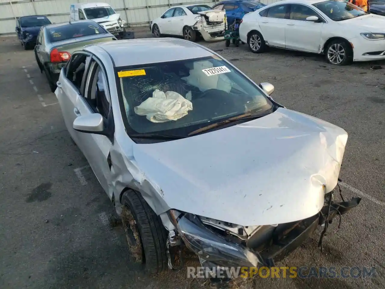 9 Photograph of a damaged car 2T1BURHE7KC167580 TOYOTA COROLLA 2019