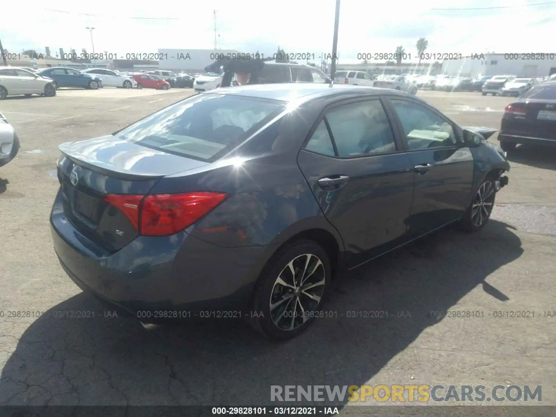 4 Photograph of a damaged car 2T1BURHE7KC167630 TOYOTA COROLLA 2019