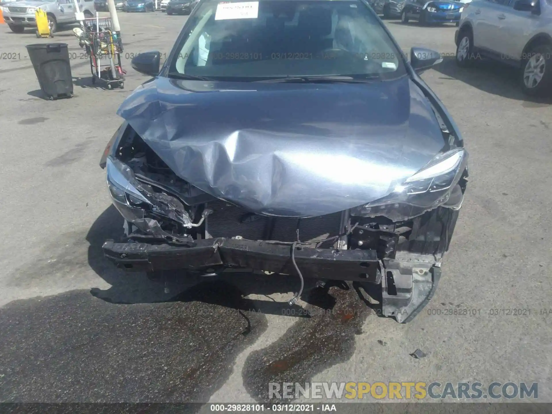 6 Photograph of a damaged car 2T1BURHE7KC167630 TOYOTA COROLLA 2019