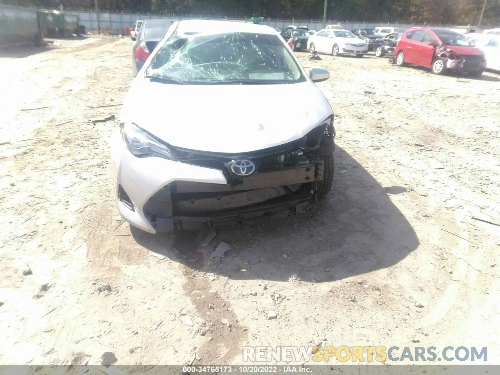 6 Photograph of a damaged car 2T1BURHE7KC167871 TOYOTA COROLLA 2019