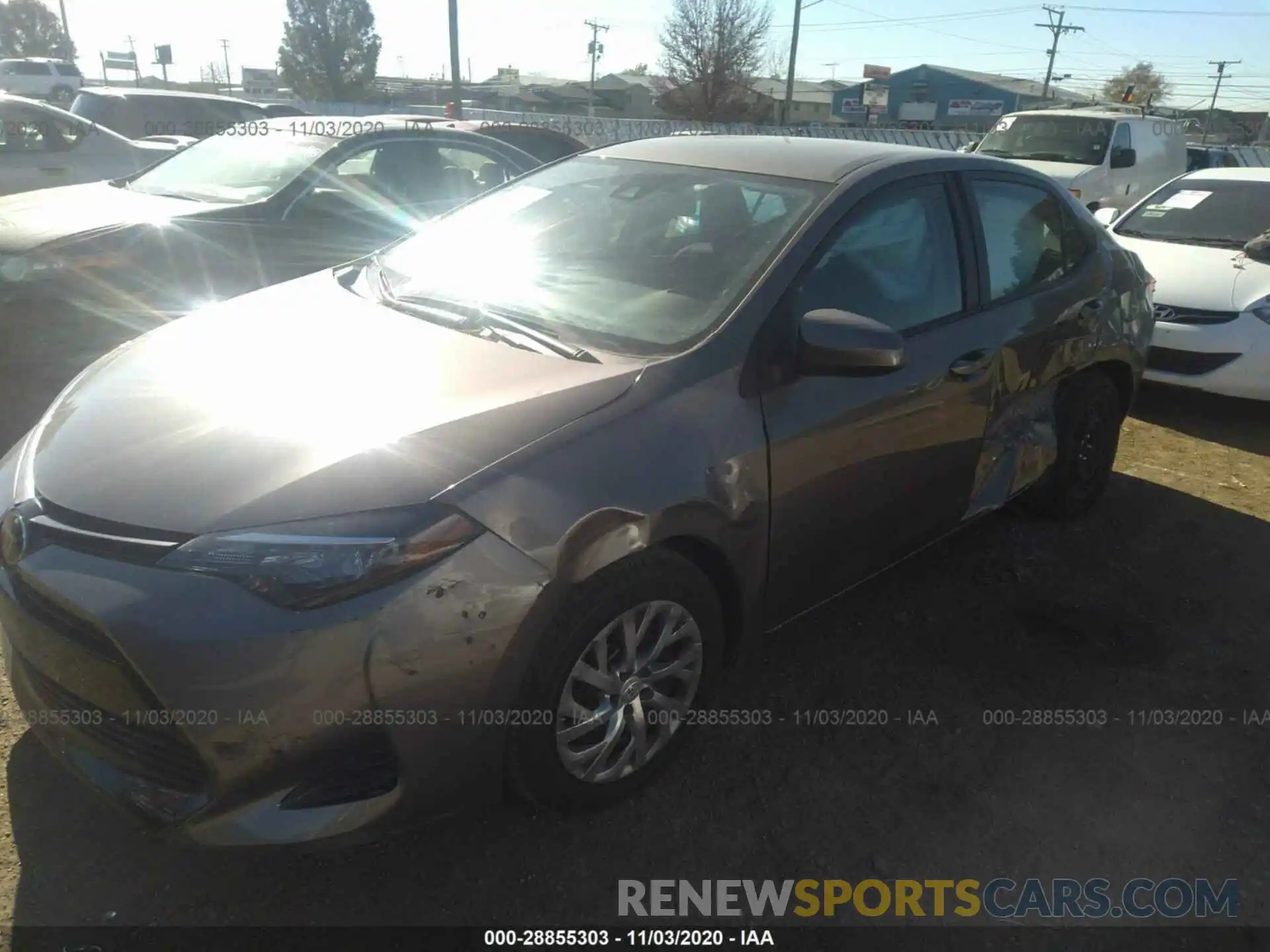 6 Photograph of a damaged car 2T1BURHE7KC168356 TOYOTA COROLLA 2019