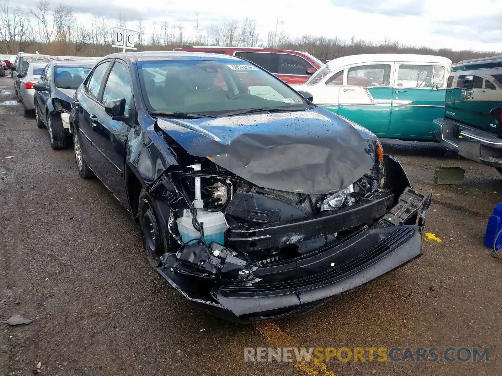 1 Photograph of a damaged car 2T1BURHE7KC168860 TOYOTA COROLLA 2019