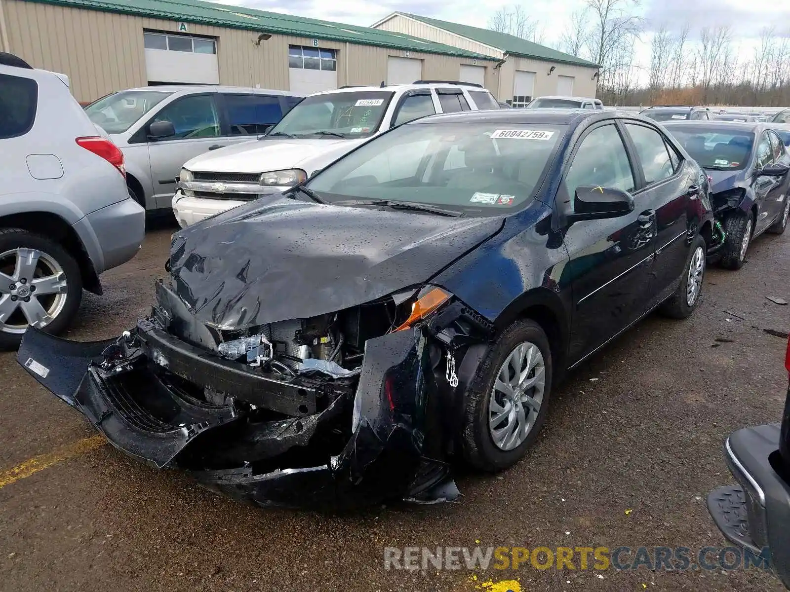 2 Photograph of a damaged car 2T1BURHE7KC168860 TOYOTA COROLLA 2019