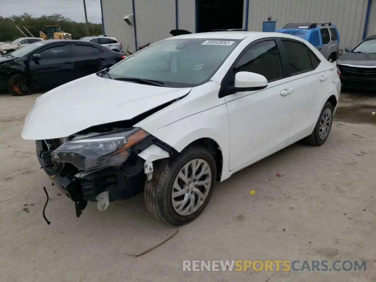 2 Photograph of a damaged car 2T1BURHE7KC168938 TOYOTA COROLLA 2019