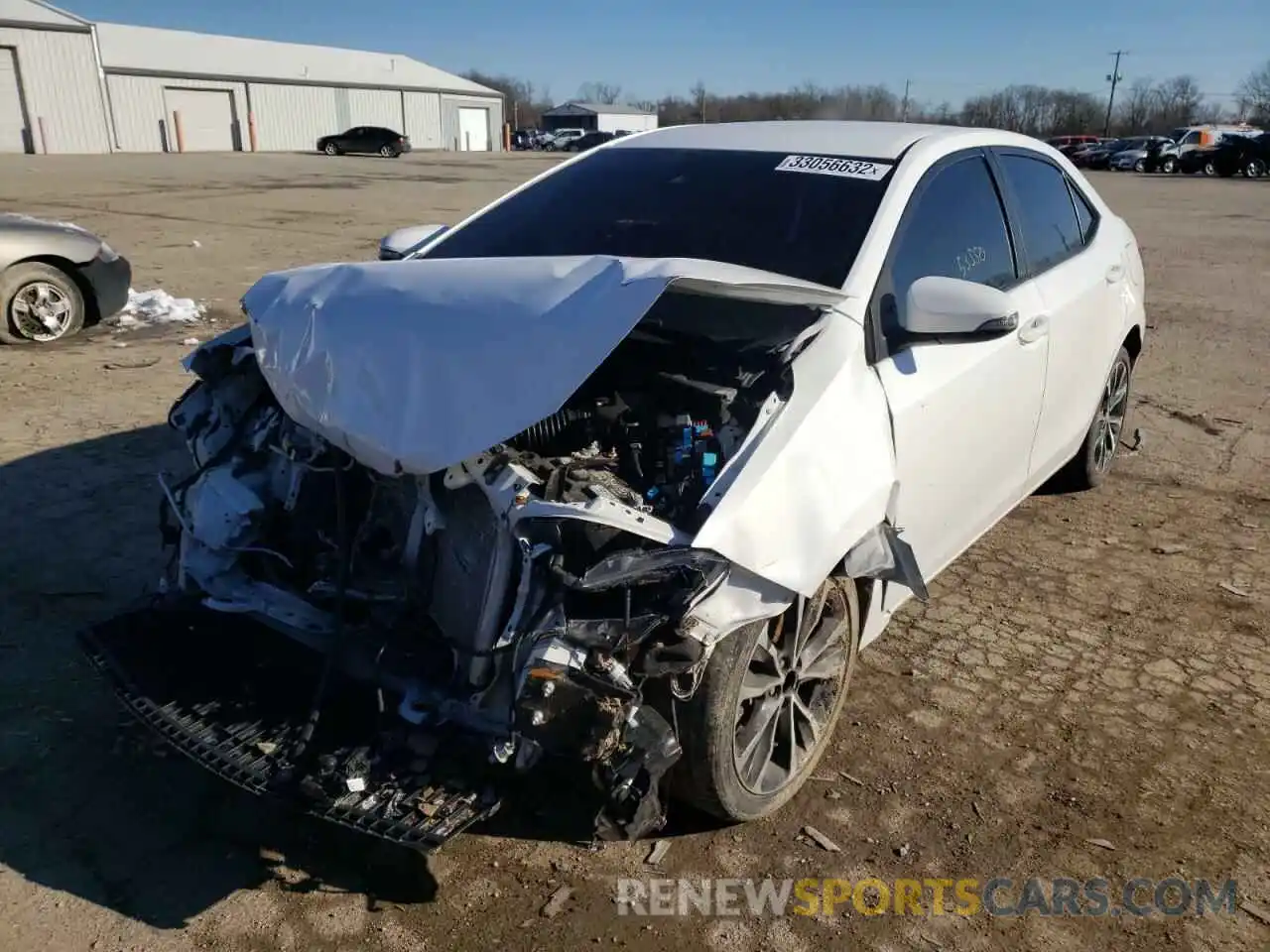 2 Photograph of a damaged car 2T1BURHE7KC169121 TOYOTA COROLLA 2019