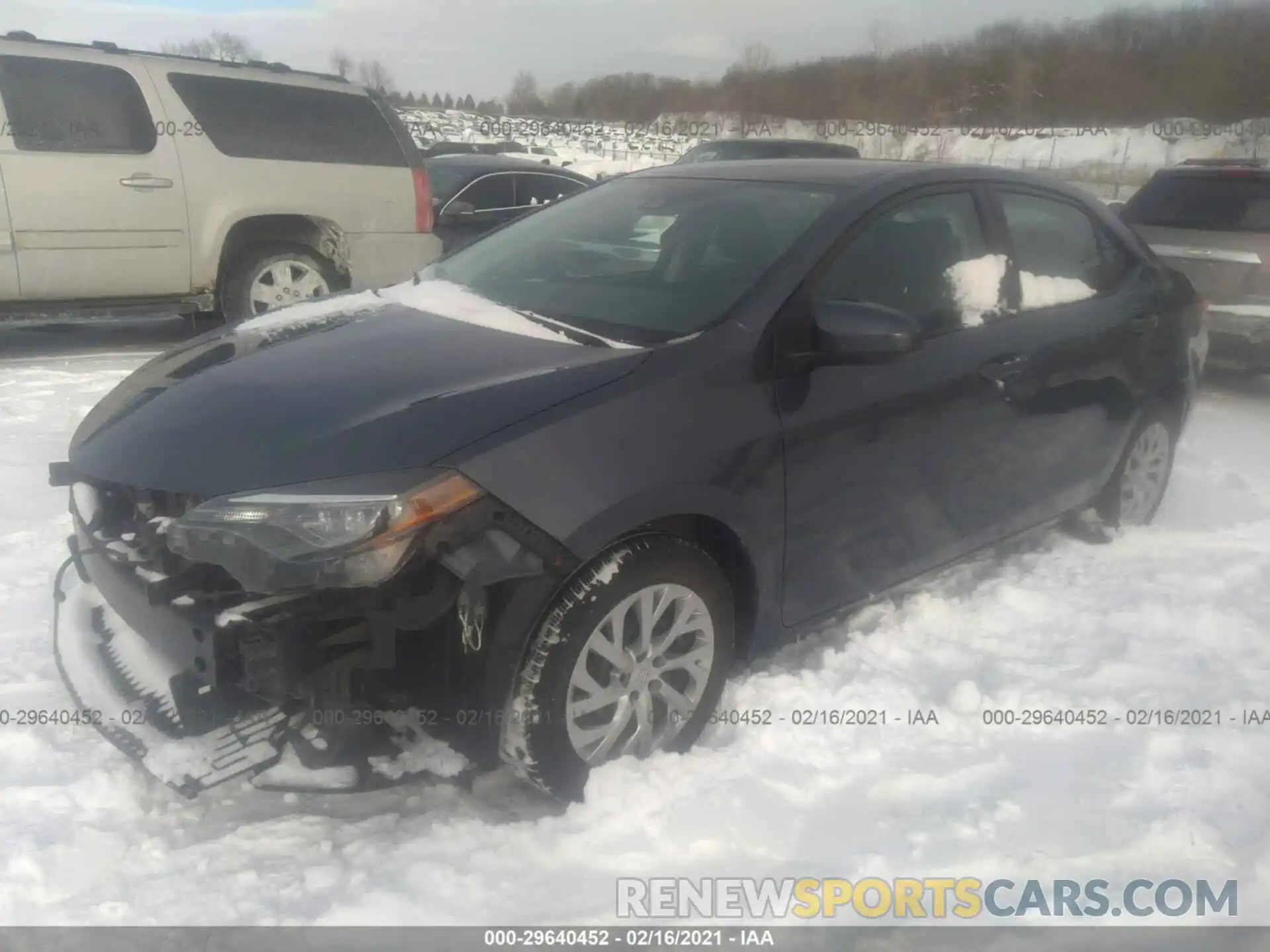 2 Photograph of a damaged car 2T1BURHE7KC169345 TOYOTA COROLLA 2019