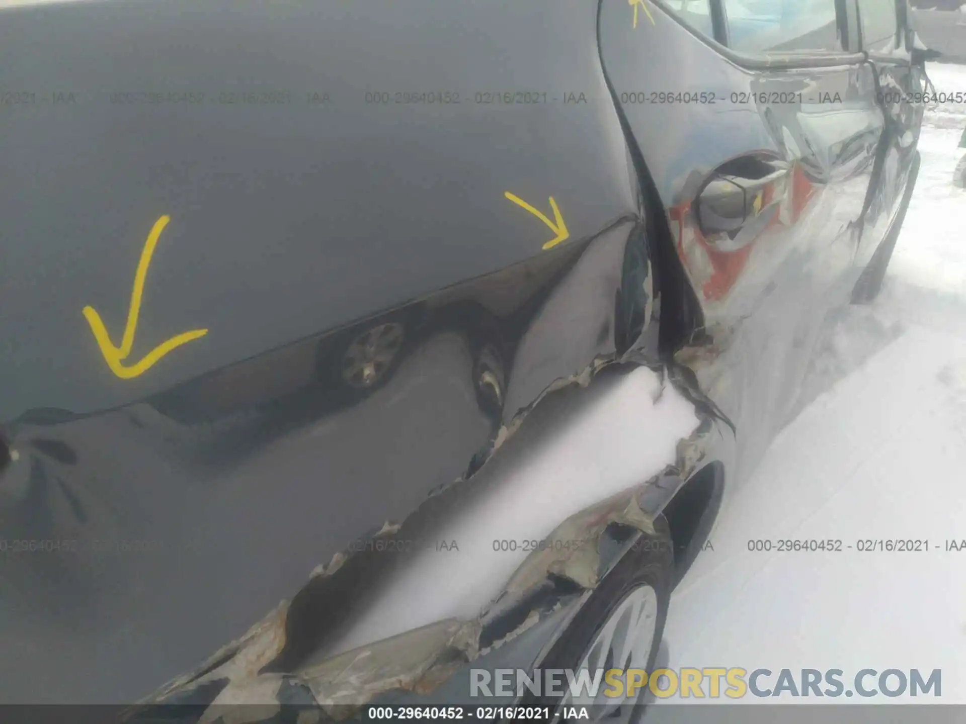 6 Photograph of a damaged car 2T1BURHE7KC169345 TOYOTA COROLLA 2019