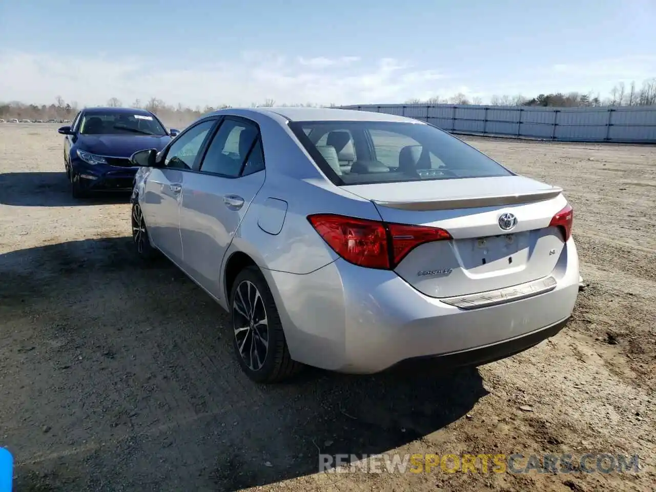 3 Photograph of a damaged car 2T1BURHE7KC169684 TOYOTA COROLLA 2019