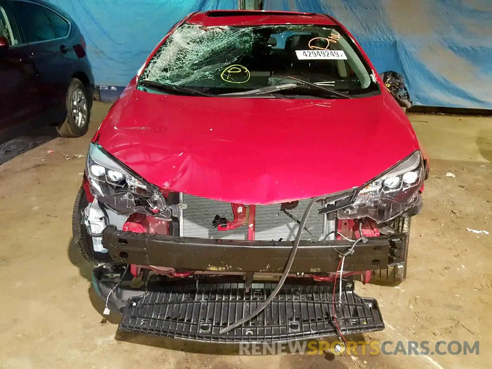 9 Фотография поврежденного автомобиля 2T1BURHE7KC169832 TOYOTA COROLLA 2019