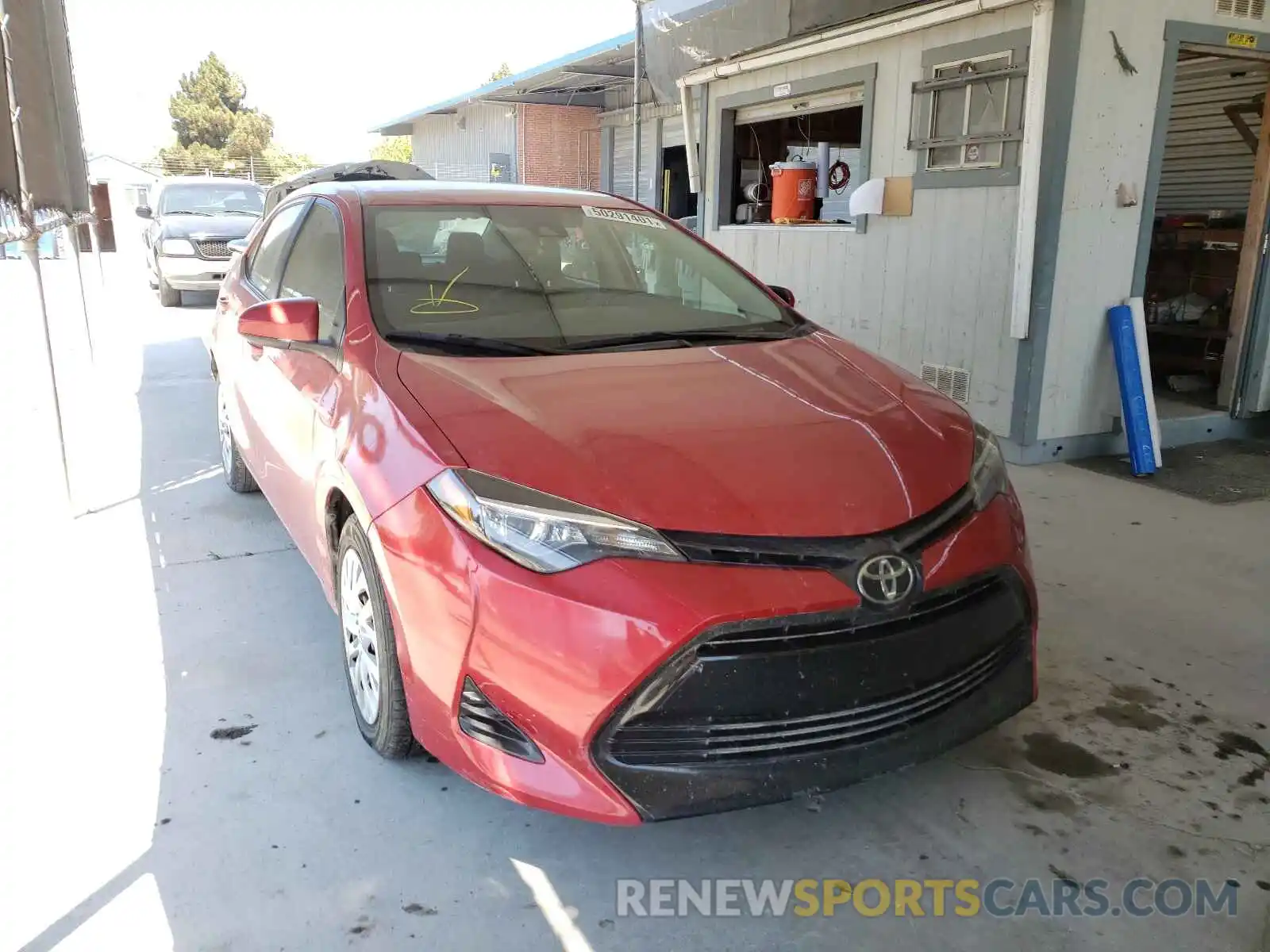 1 Photograph of a damaged car 2T1BURHE7KC170172 TOYOTA COROLLA 2019