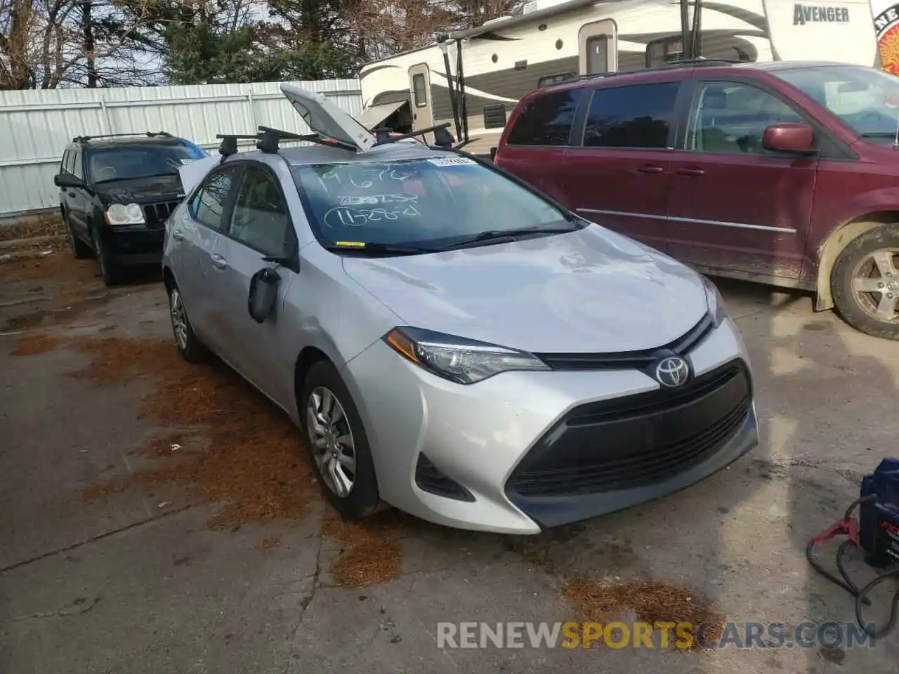 1 Photograph of a damaged car 2T1BURHE7KC170222 TOYOTA COROLLA 2019