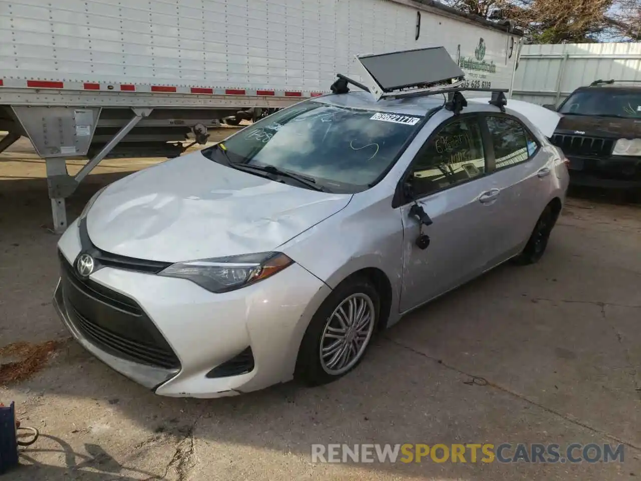 2 Photograph of a damaged car 2T1BURHE7KC170222 TOYOTA COROLLA 2019