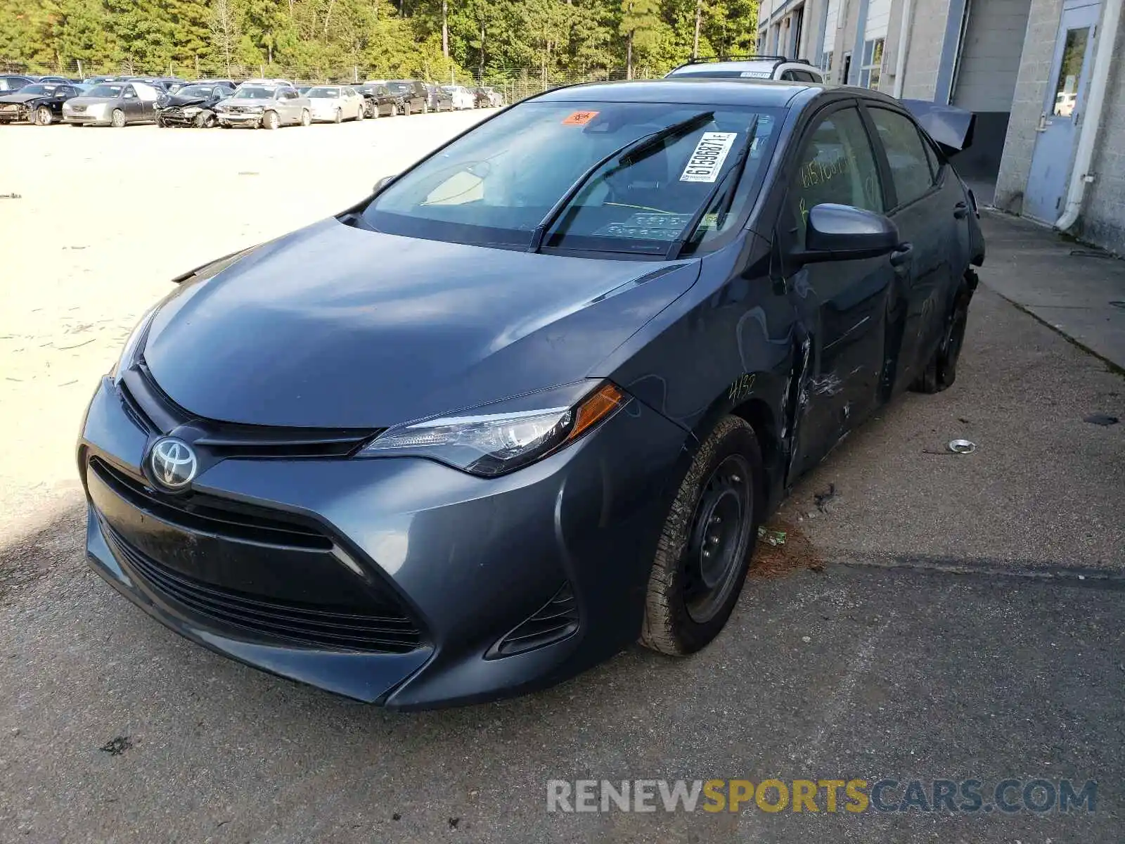 2 Photograph of a damaged car 2T1BURHE7KC170401 TOYOTA COROLLA 2019