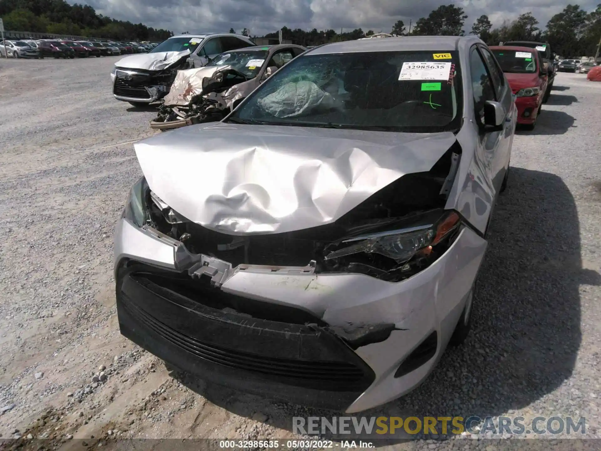 6 Photograph of a damaged car 2T1BURHE7KC171368 TOYOTA COROLLA 2019