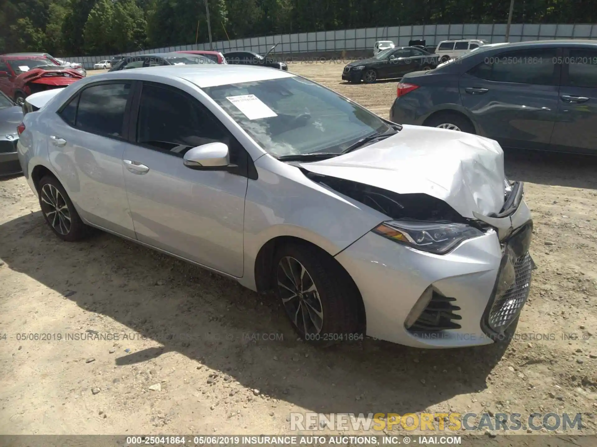 1 Photograph of a damaged car 2T1BURHE7KC171807 TOYOTA COROLLA 2019