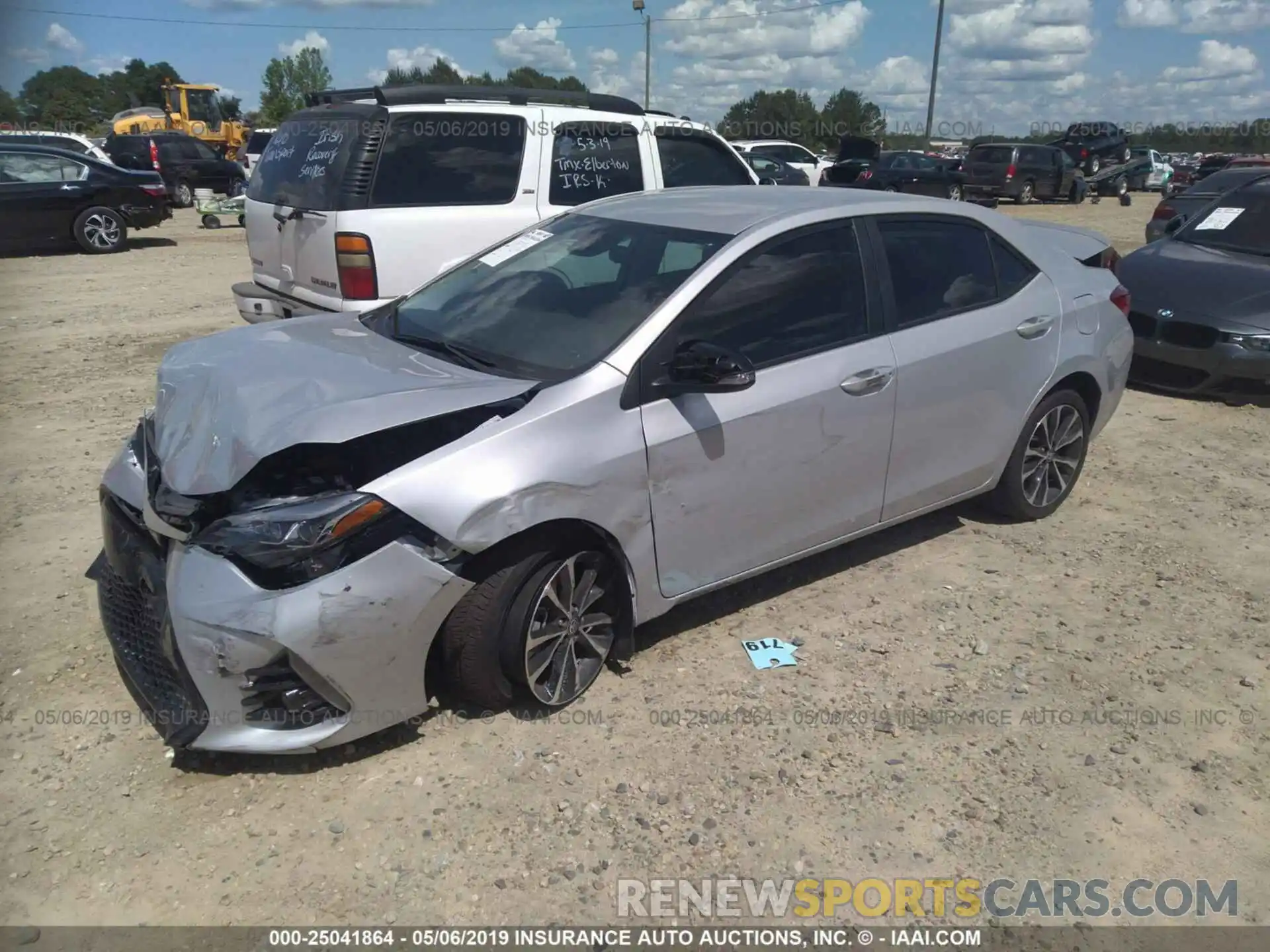 2 Photograph of a damaged car 2T1BURHE7KC171807 TOYOTA COROLLA 2019