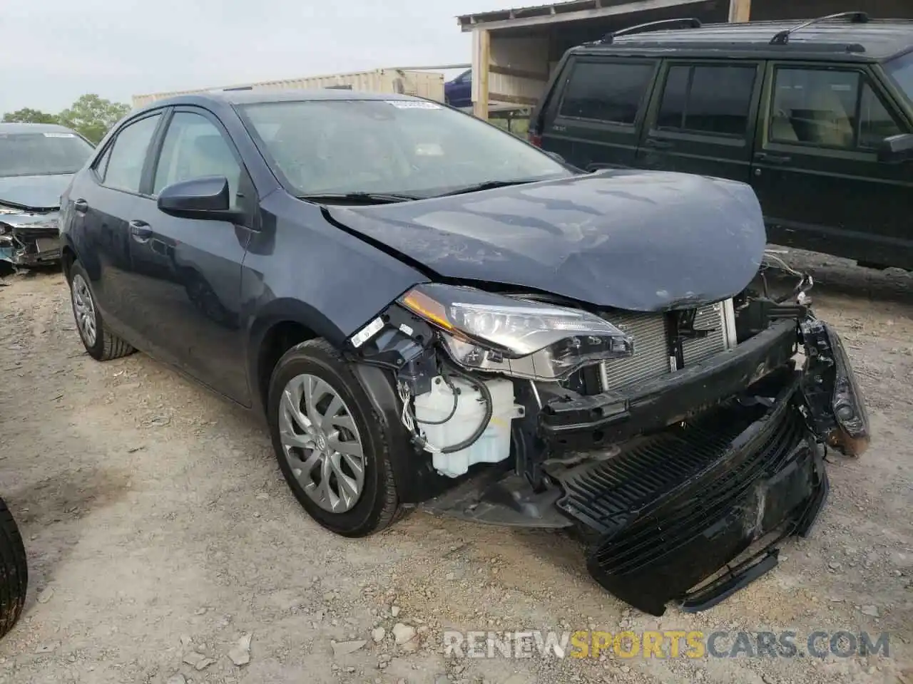 1 Photograph of a damaged car 2T1BURHE7KC171967 TOYOTA COROLLA 2019