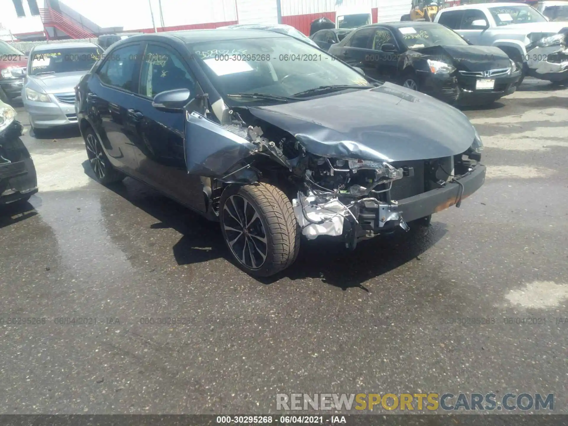 6 Photograph of a damaged car 2T1BURHE7KC172097 TOYOTA COROLLA 2019