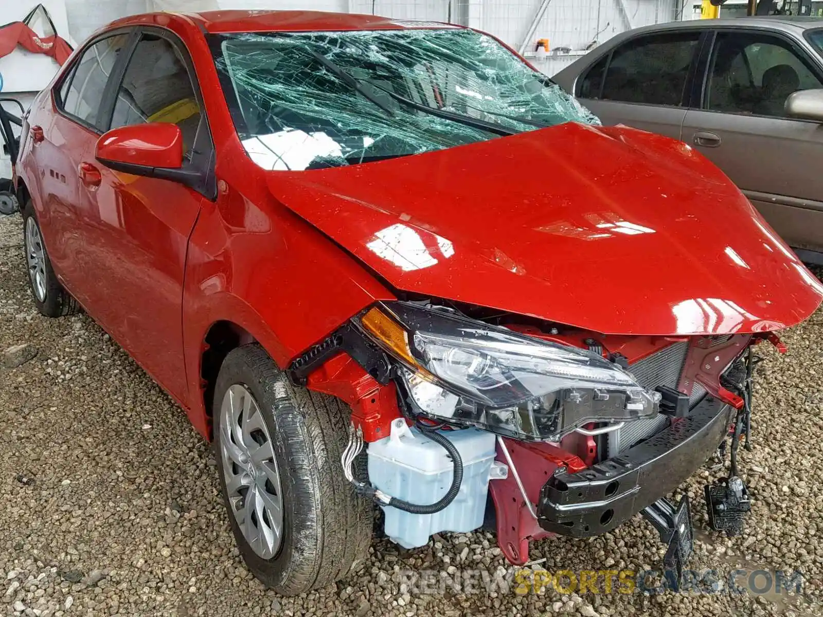 1 Photograph of a damaged car 2T1BURHE7KC172133 TOYOTA COROLLA 2019