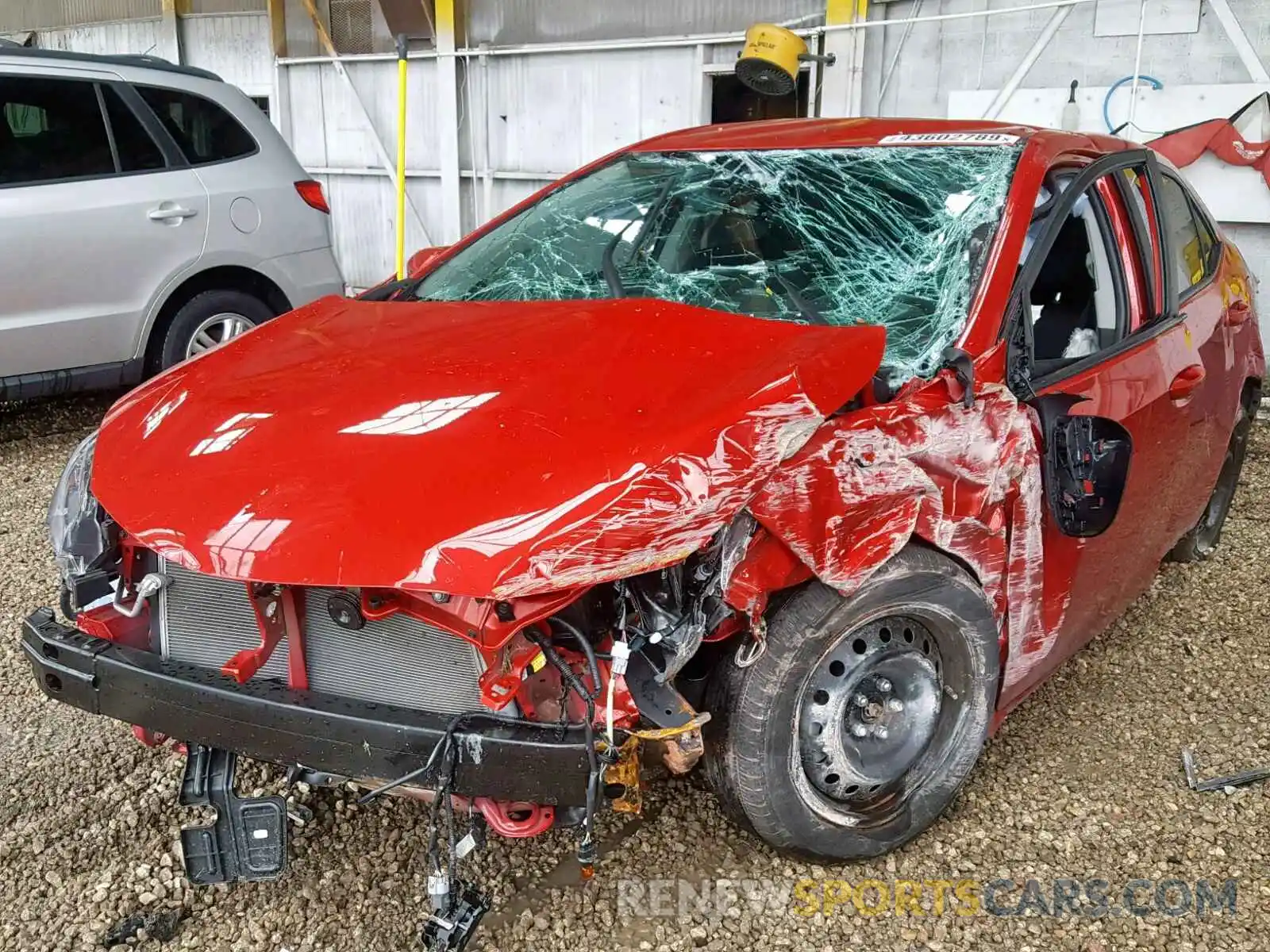 2 Photograph of a damaged car 2T1BURHE7KC172133 TOYOTA COROLLA 2019