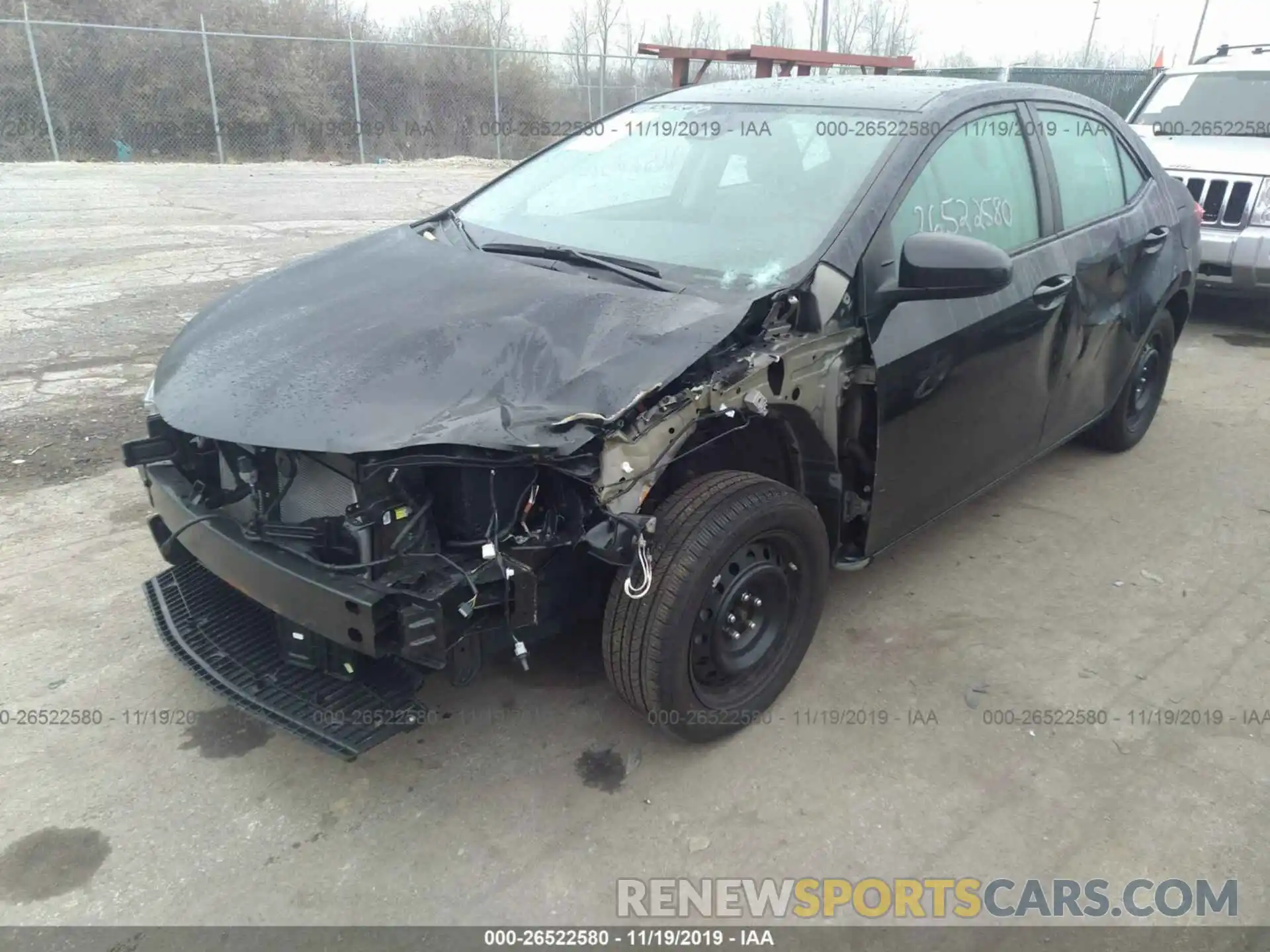 6 Photograph of a damaged car 2T1BURHE7KC172259 TOYOTA COROLLA 2019