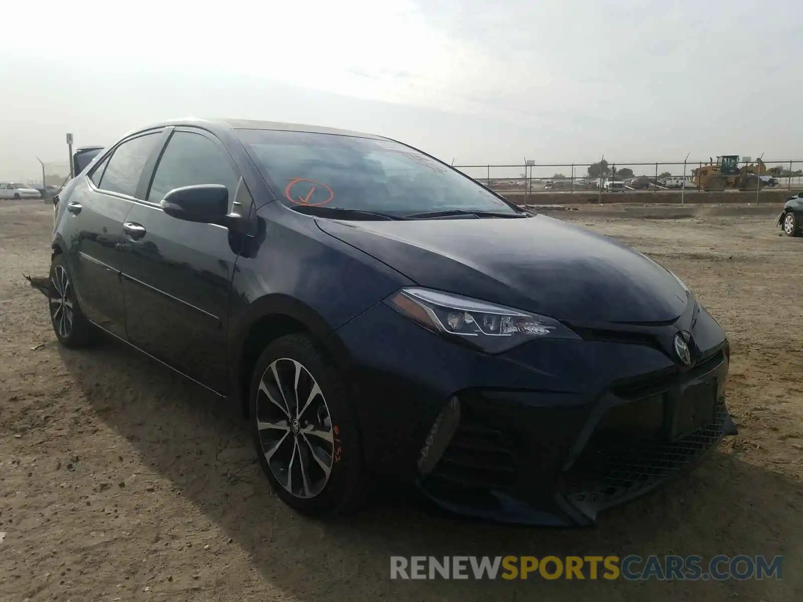 1 Photograph of a damaged car 2T1BURHE7KC173394 TOYOTA COROLLA 2019