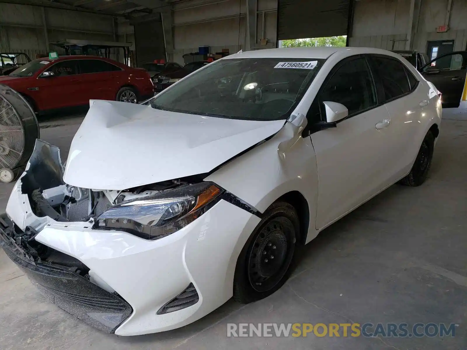 2 Photograph of a damaged car 2T1BURHE7KC174206 TOYOTA COROLLA 2019